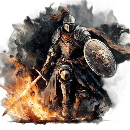 sword, weapon, dragon, fantasy art transparent PNG cut-out