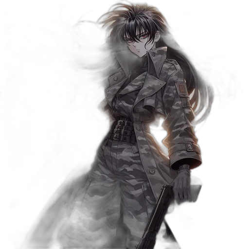 sword, weapon, jacket, staff transparent PNG cut-out