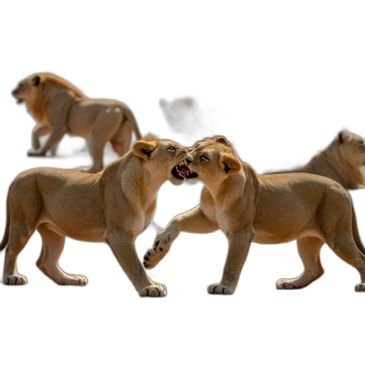 animal, 3d render, concept art, photorealistic transparent PNG cut-out