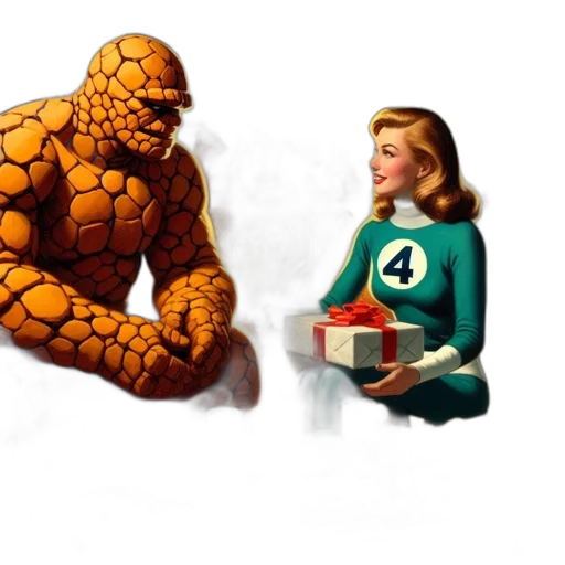 comic book art, concept art, pixel art, 3d render transparent PNG cut-out