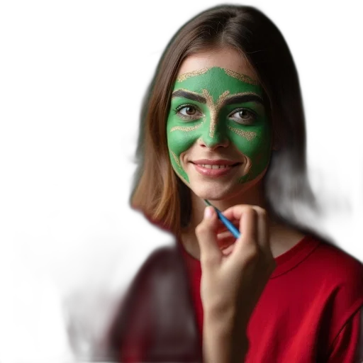 mask, face, jewelry, creature transparent PNG cut-out