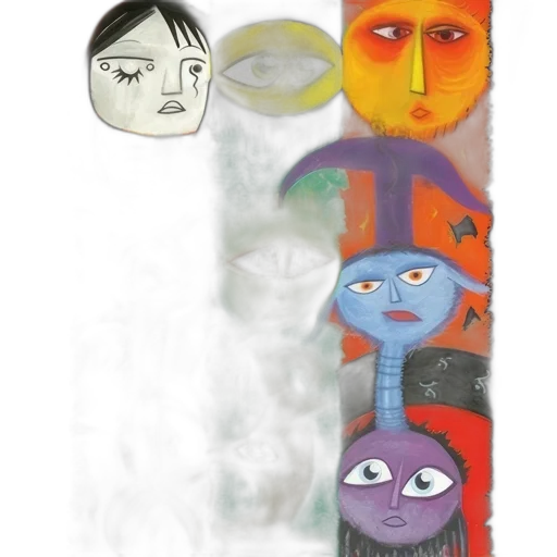 mask, face, staff, concept art transparent PNG cut-out