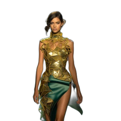 dress, fantasy art, concept art, photorealistic transparent PNG cut-out