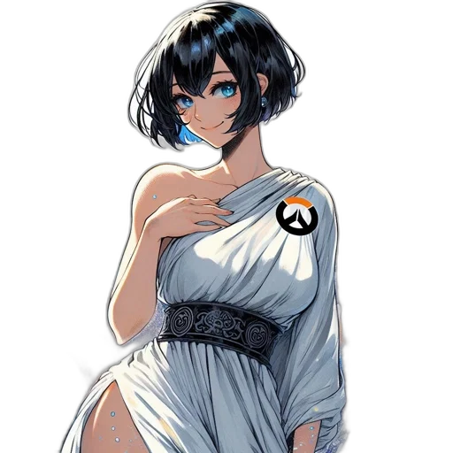 dress, weapon, staff, robot transparent PNG cut-out