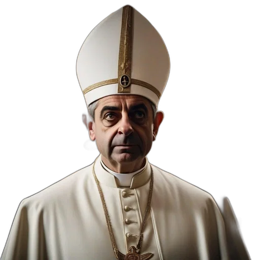 staff, face, hat, photorealistic transparent PNG cut-out