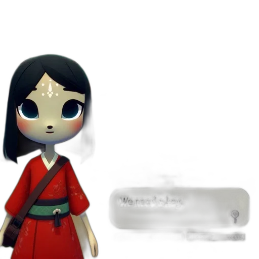 mask, staff, dress, jewelry transparent PNG cut-out