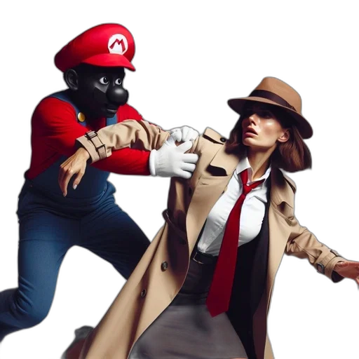 jacket, hat, concept art, 3d render transparent PNG cut-out