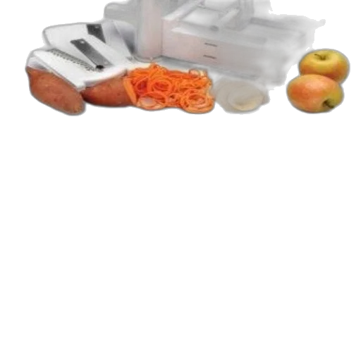 food, 3d render, monochrome, spiralizer transparent PNG cut-out