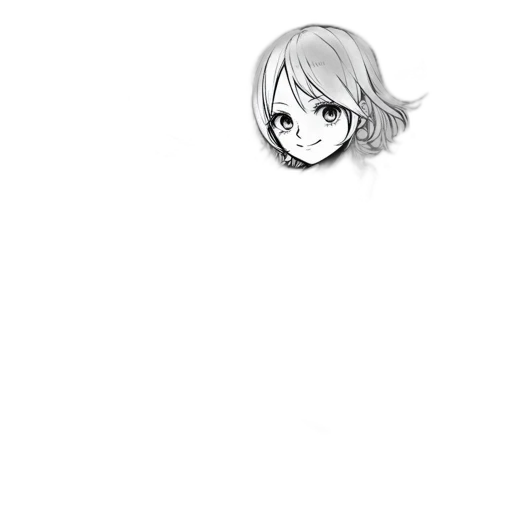 face, hair, staff, creature transparent PNG cut-out