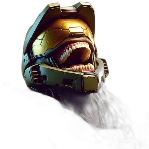 robot, mask, face, creature transparent PNG cut-out