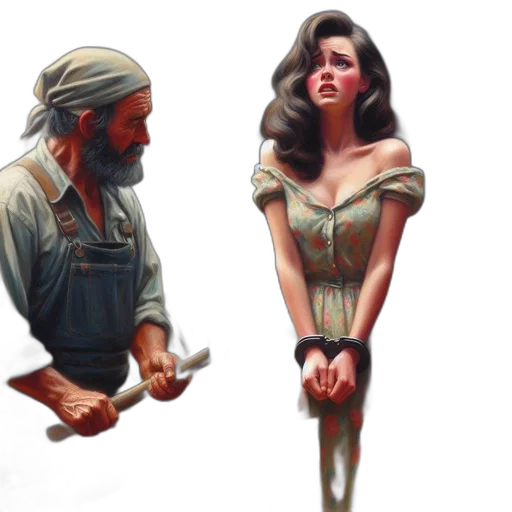 dress, concept art, fantasy art, oil painting transparent PNG cut-out