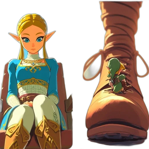 shoes, dress, sword, dragon transparent PNG cut-out