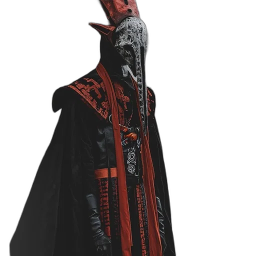 staff, mask, crown, jacket transparent PNG cut-out