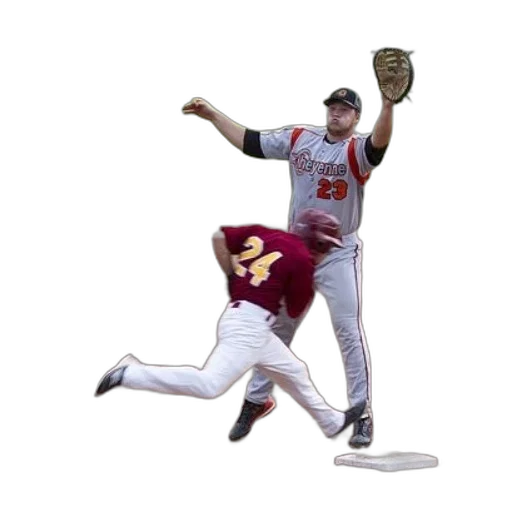 baseball, player, gray, uniform transparent PNG cut-out