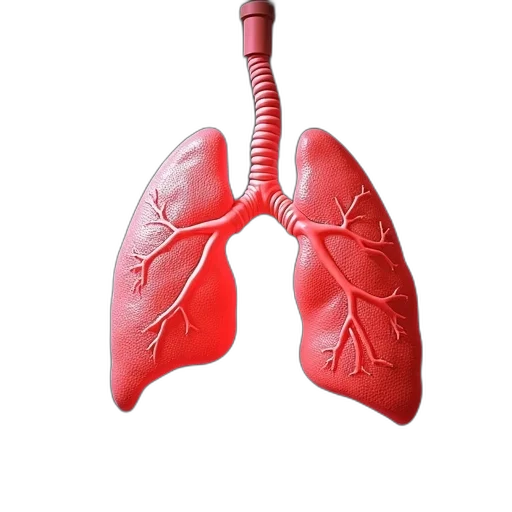 photorealistic, 3d render, american, lung transparent PNG cut-out