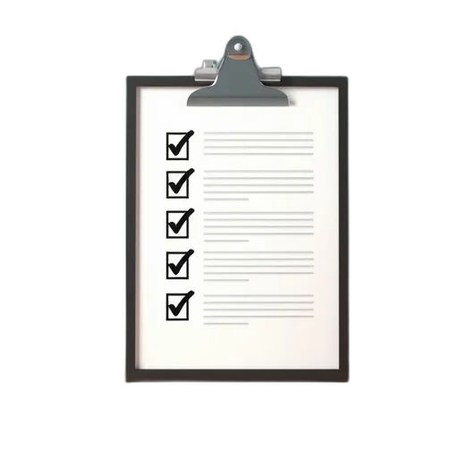 staff, checklist, service, strategy transparent PNG cut-out