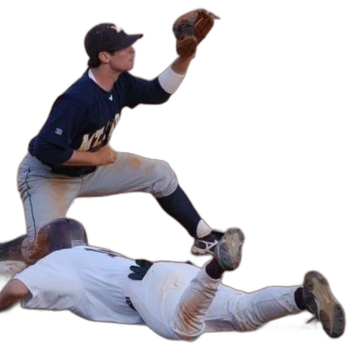 baseball, player, blue, uniform transparent PNG cut-out