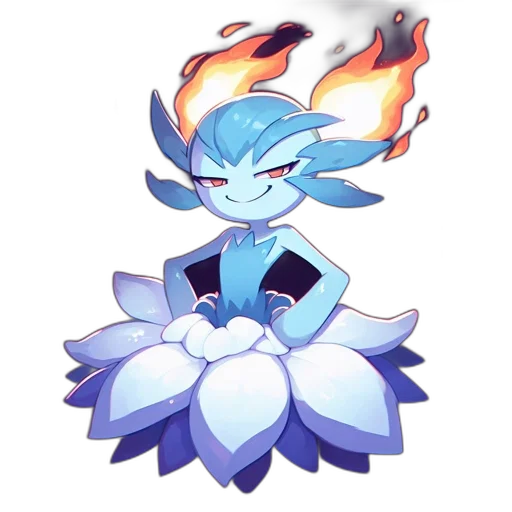 dragon, staff, crown, flower transparent PNG cut-out