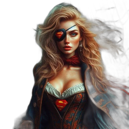 mask, dress, comic book art, fantasy art transparent PNG cut-out
