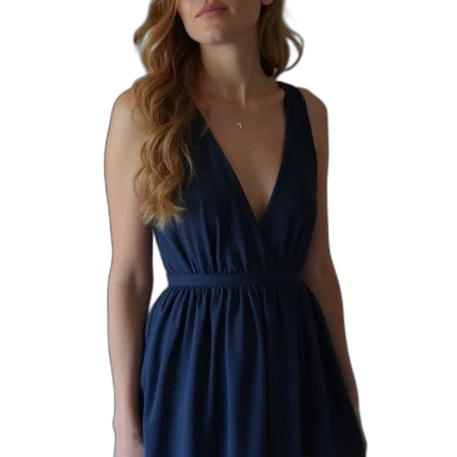 dress, jewelry, blue, perfect transparent PNG cut-out