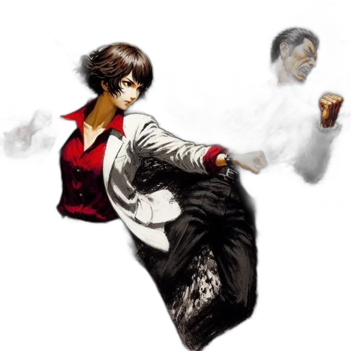 jacket, staff, concept art, comic book art transparent PNG cut-out
