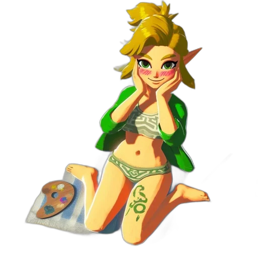 jewelry, dress, pixel art, concept art transparent PNG cut-out
