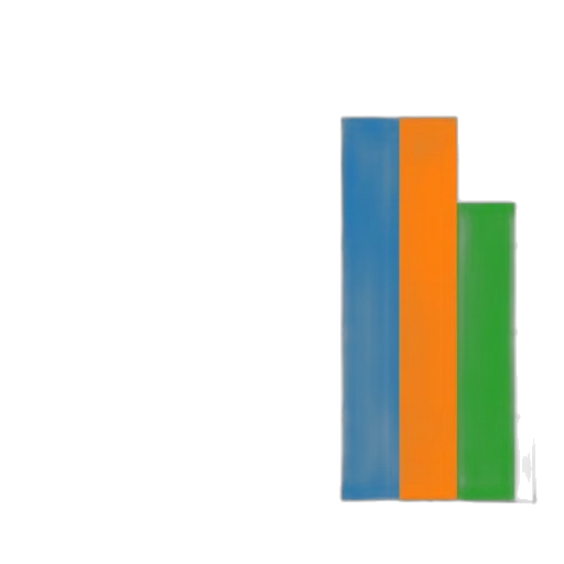 colorful, monochrome, blue, bar transparent PNG cut-out
