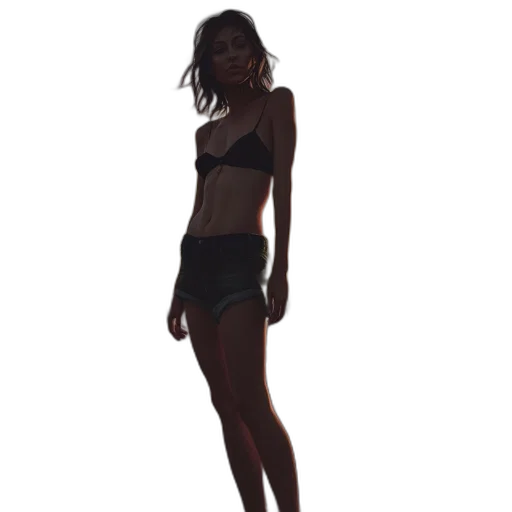 dress, staff, 3d render, concept art transparent PNG cut-out