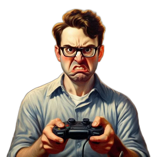 face, weapon, staff, pixel art transparent PNG cut-out