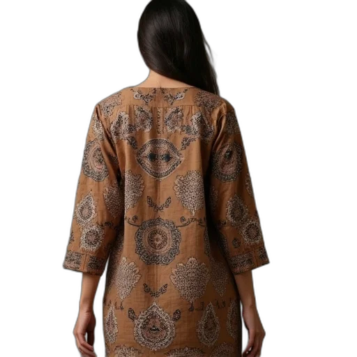 dress, jacket, brown, black transparent PNG cut-out
