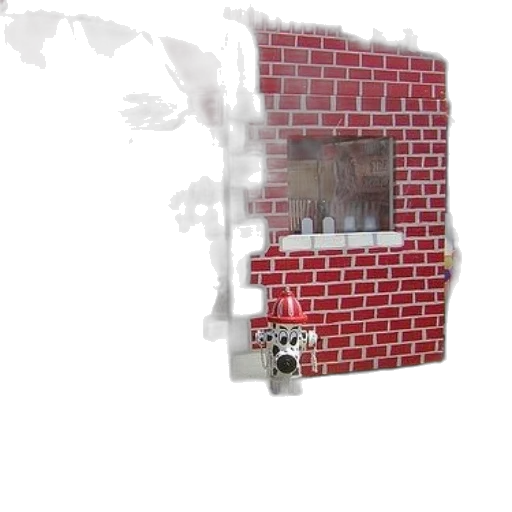 building, robot, weapon, face transparent PNG cut-out