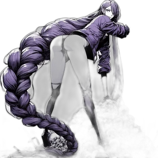hair, creature, weapon, sword transparent PNG cut-out