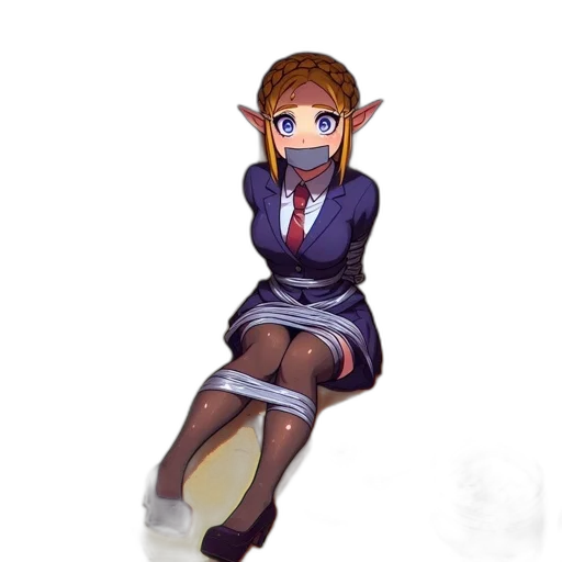 staff, dress, creature, face transparent PNG cut-out