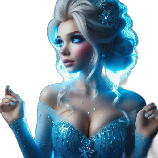 dress, jewelry, face, fantasy art transparent PNG cut-out