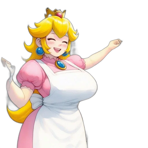 dress, crown, staff, food transparent PNG cut-out