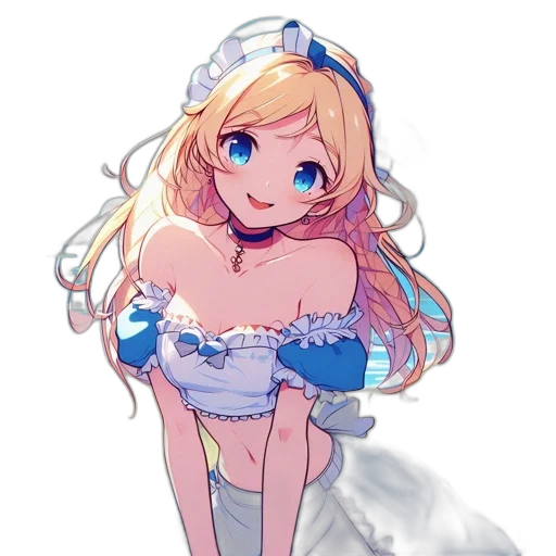 dress, crown, robot, weapon transparent PNG cut-out