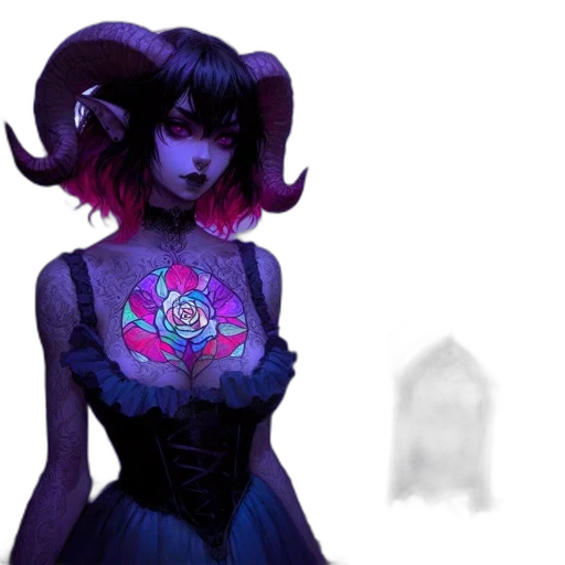 dress, creature, concept art, fantasy art transparent PNG cut-out
