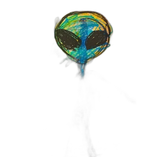 mask, umbrella, creature, face transparent PNG cut-out