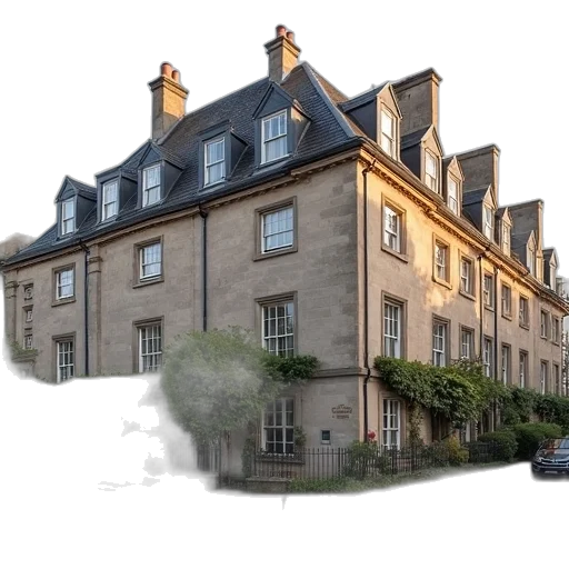 building, photorealistic, city street, property transparent PNG cut-out