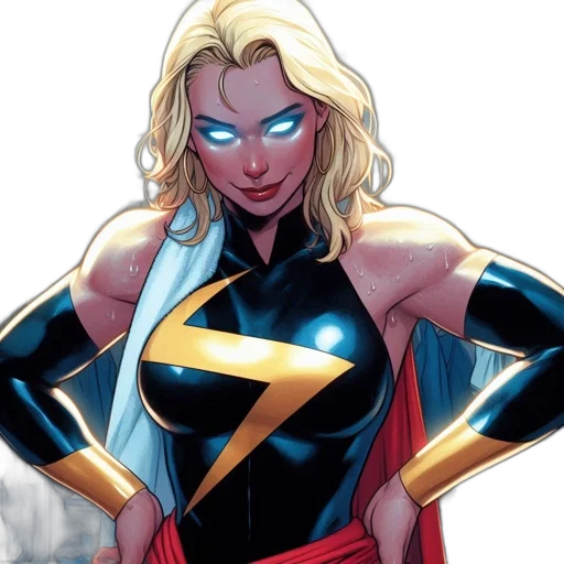 comic book art, concept art, image, shows transparent PNG cut-out