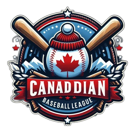 emblem, featuring, baseball, canadian transparent PNG cut-out
