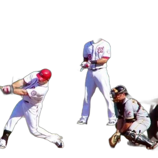 concept art, baseball, player, red transparent PNG cut-out