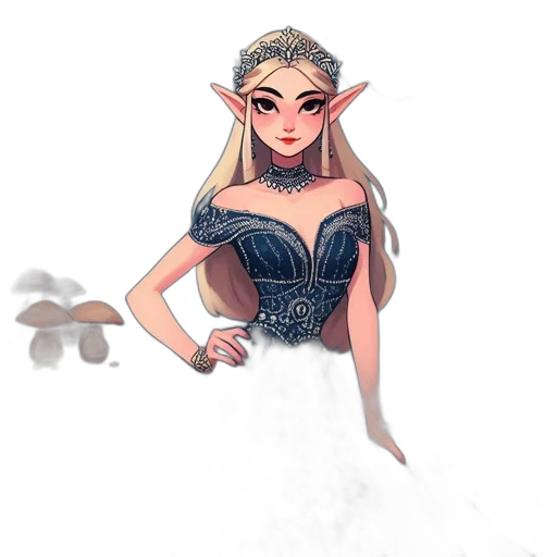 dress, dragon, fantasy art, concept art transparent PNG cut-out