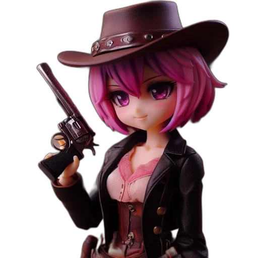 weapon, hat, staff, jacket transparent PNG cut-out