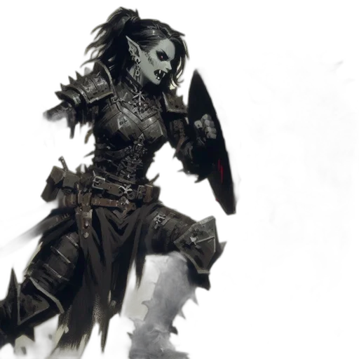 concept art, fantasy art, comic book art, photorealistic transparent PNG cut-out