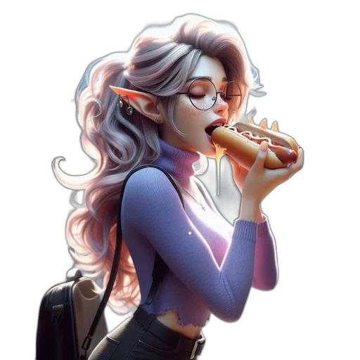 staff, concept art, comic book art, fantasy art transparent PNG cut-out