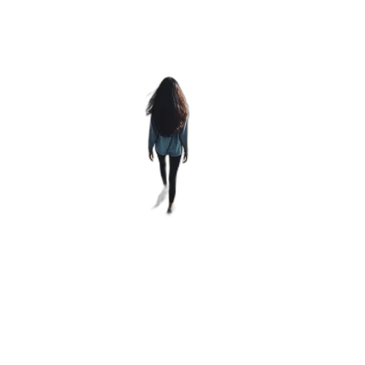 hair, creature, dress, jacket transparent PNG cut-out