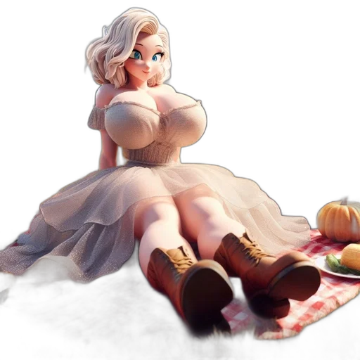 dress, food, concept art, fantasy art transparent PNG cut-out