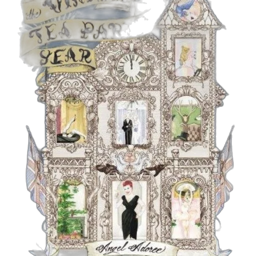 concept art, cover, victorian, tea transparent PNG cut-out