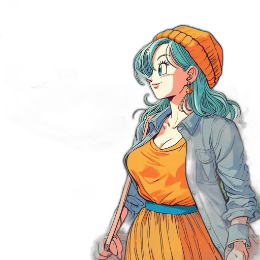 dress, jacket, concept art, anime transparent PNG cut-out